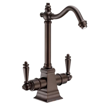 Whitehaus Point Of Use Instant Hot/Cold Water Drinking Faucet W/ Traditional Swi WHFH-HC2011-ORB